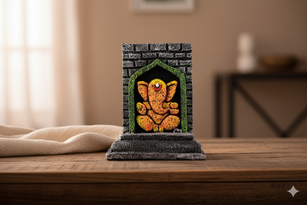 Abstract Temple Ganesha Idol