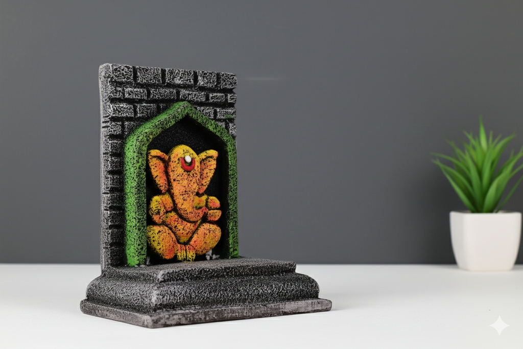 Abstract Temple Ganesha Idol