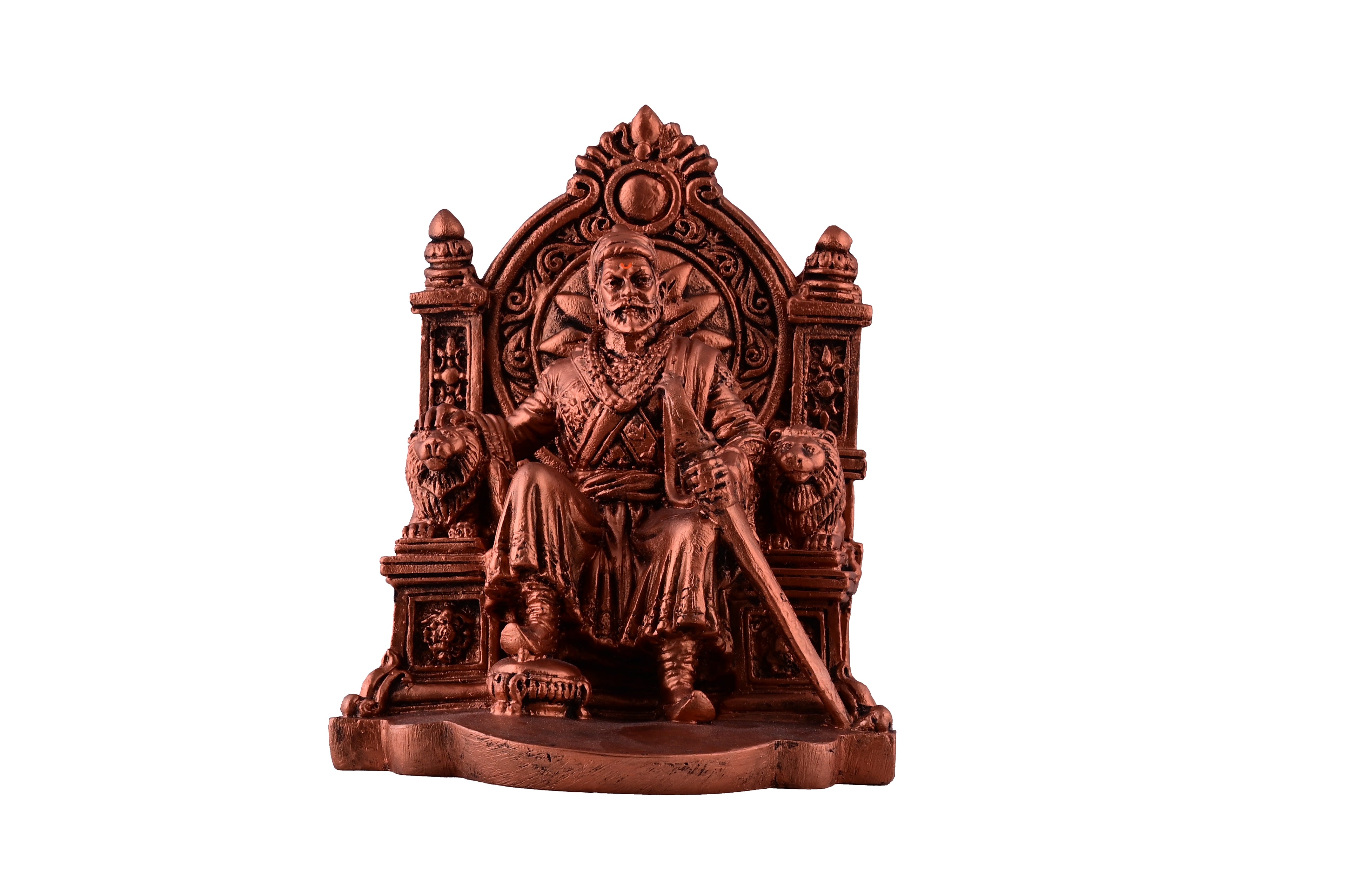 Chhatrapati Shivaji Maharaj on Throne