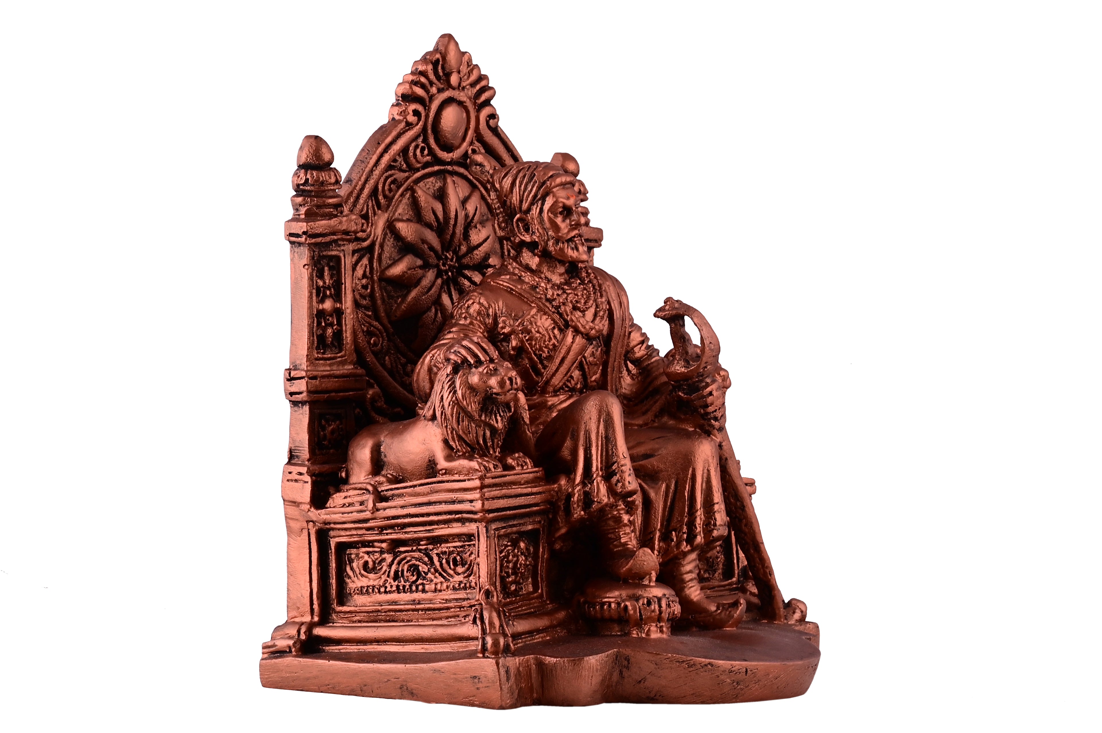 Chhatrapati Shivaji Maharaj on Throne