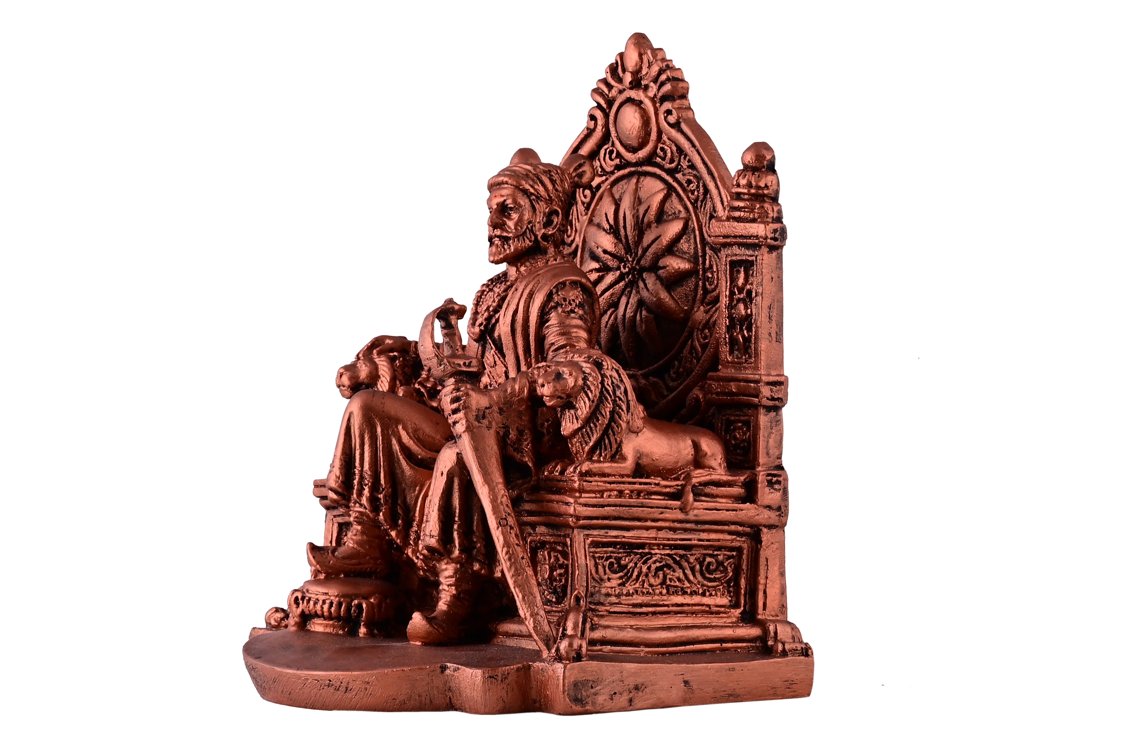 Chhatrapati Shivaji Maharaj on Throne